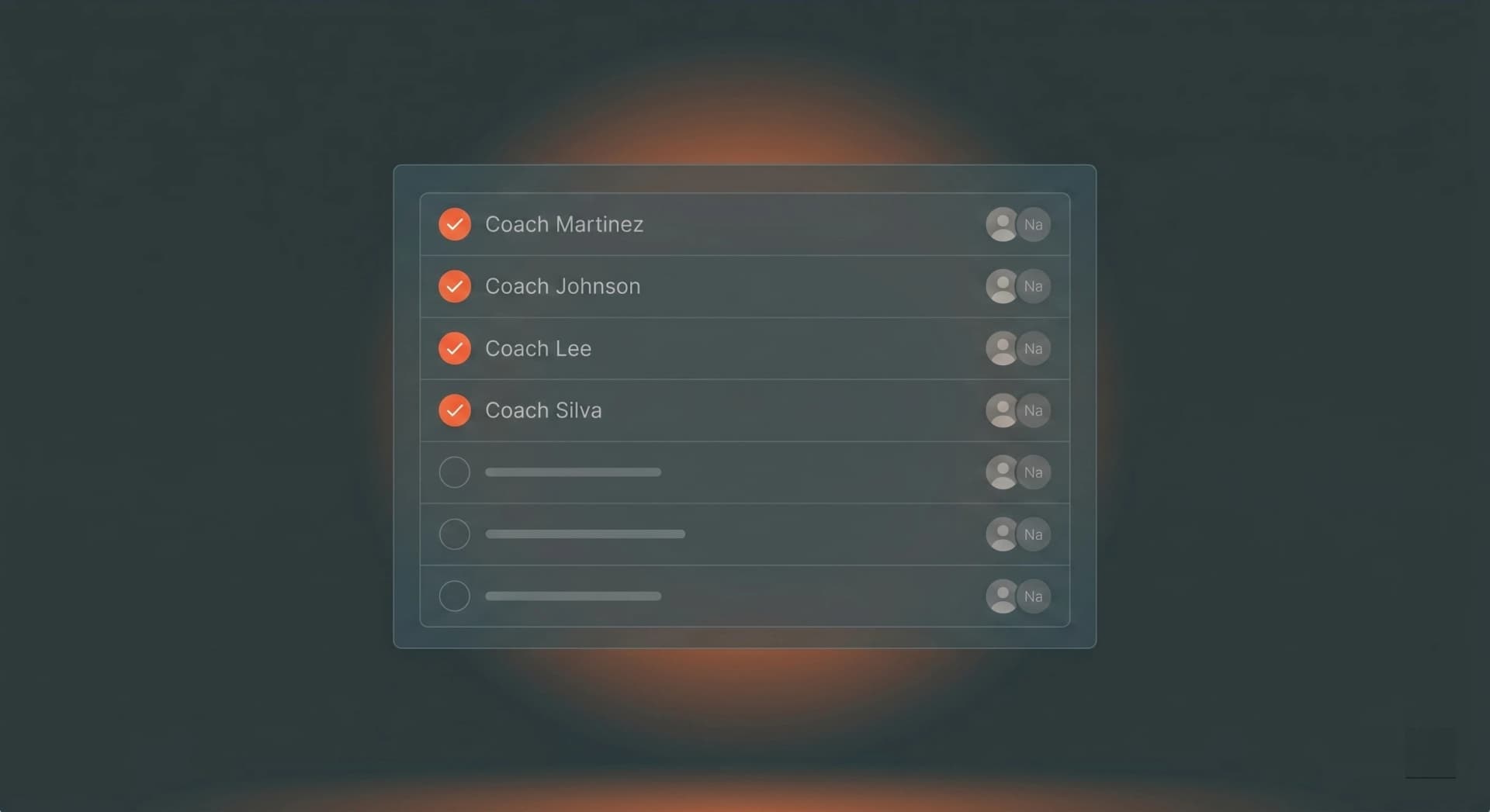 Floating submission tracking panel